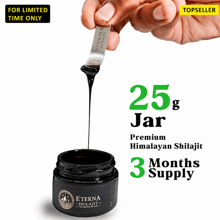 Himalayan Eterna Shilajit  100% Pure, High Altitude Resin - Eterna Shilajit