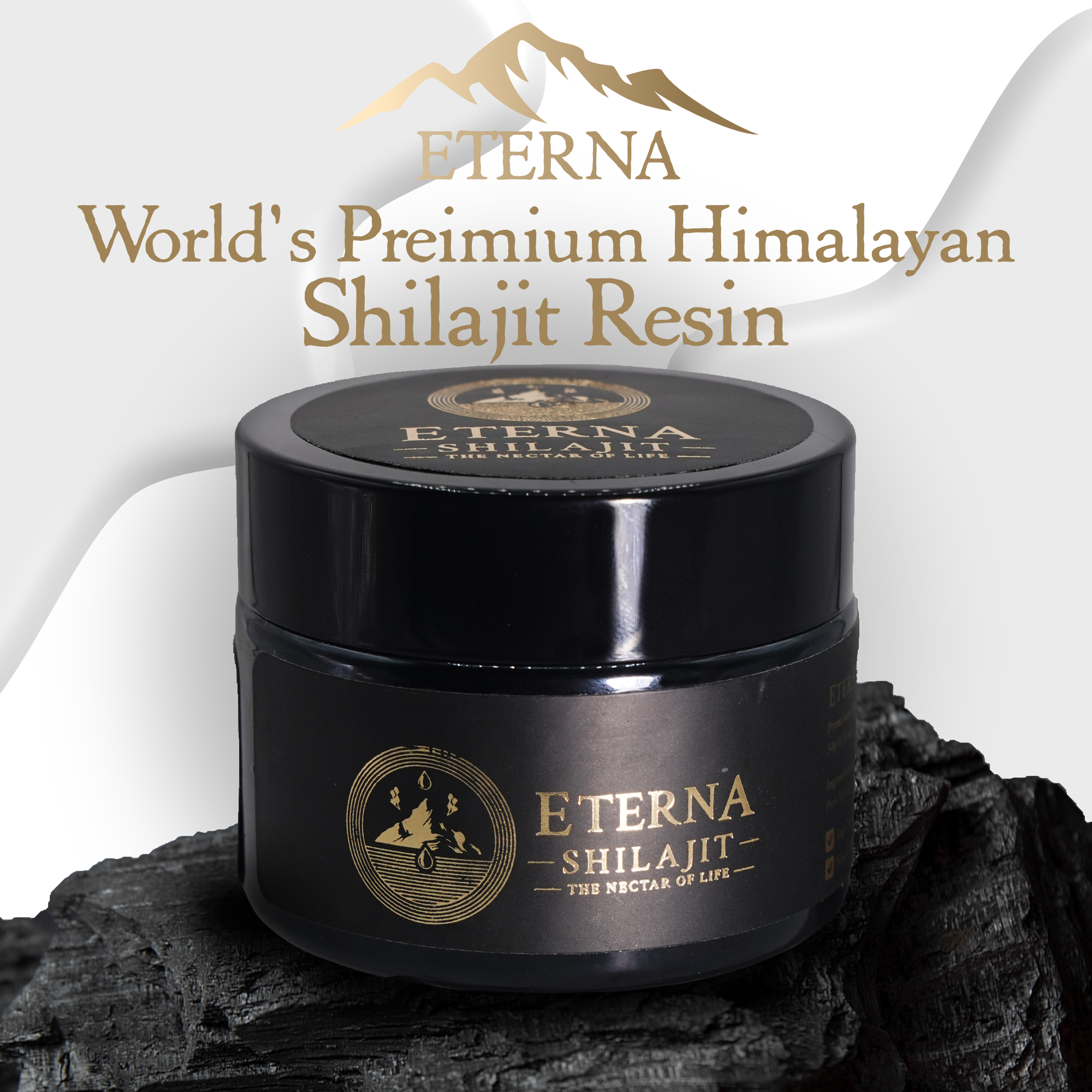 Himalayan Eterna Shilajit  100% Pure, High Altitude Resin