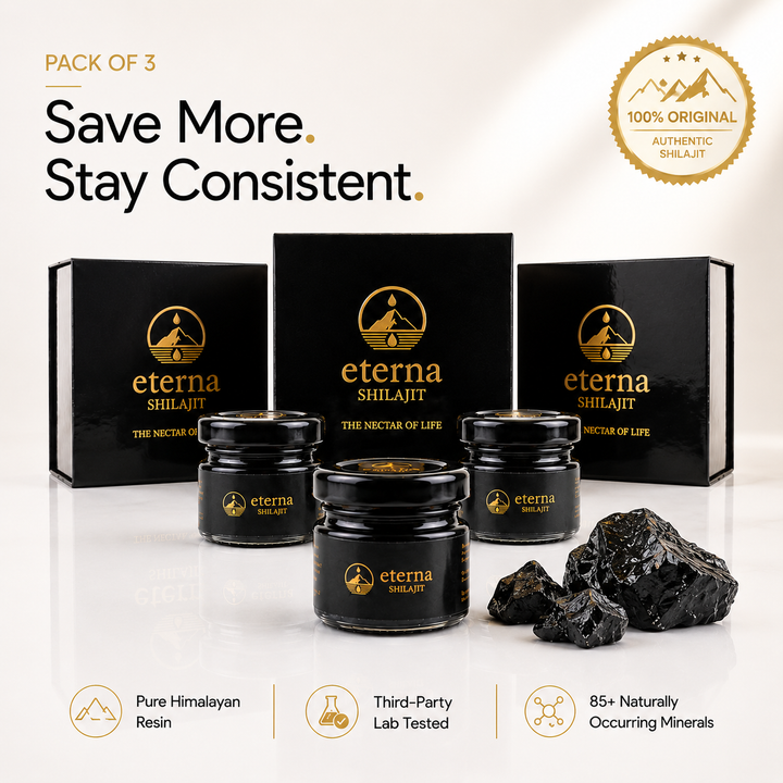 Pack Of 3 - Premium Himalayan Eterna Shilajit